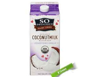 So Delicious Unsweetened Vanilla Dairy-Free Organic Coconut Milk, Half Gallon