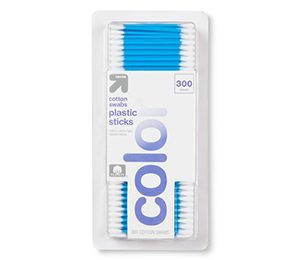 up & up Cotton Swabs with Plastic Sticks - 300 Count