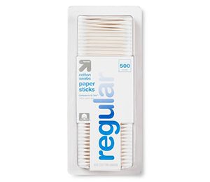 up & up Cotton Swabs with Paper Sticks - 500 ct