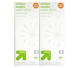 up & up Cotton Swabs - 2 Pack - 1000 Count