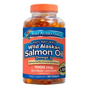 Pure Alaska Omega Wild Salmon Oil, 1000mg, 180 ct.