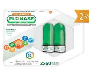 Children's Flonase Nasal Spray, 2 x 60 Sprays