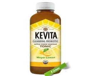 KeVita Probiotic Tonic, Sparkling, Organic, Meyer Lemon, 15 Oz