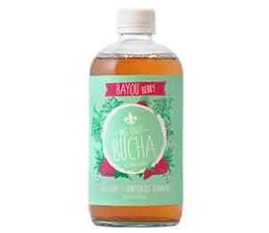 Big Easy Bucha, Bayou Berry Louisiana Strawberry + Honeysuckle Kombucha, 16 Oz