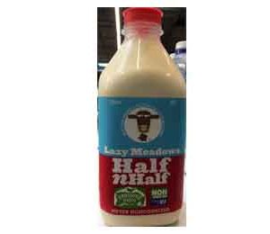 Lazy Meadows Half-N-Half, 1 Quart
