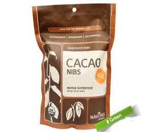 Navitas Naturals Cacao Sweet Nibs, Organic 4 Oz