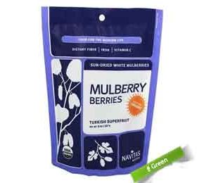 Navitas Naturals Mulberry Berries, Organic, 8 Oz