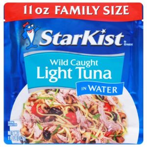 Starkist Light Tuna in Water, Wild Caught, Family Size 11 oz