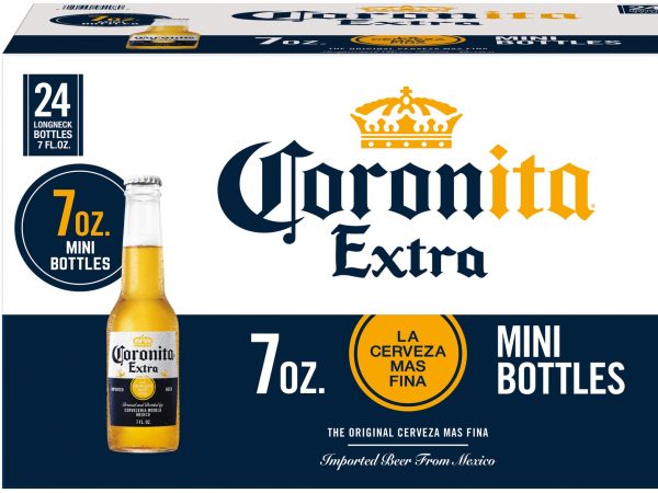 Corona Extra Coronita Lager Beer 7 oz Bottles - 24 Pack