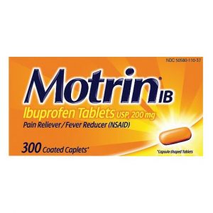 Motrin IB Ibuprofen, Aches and Pain Relief 300 ct.