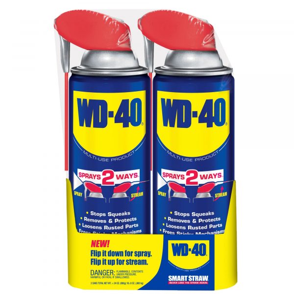 WD-40 Smart Straw Aerosol Lubricating Spray, 2 pk./12 oz.