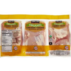 Kirkland Organic Boneless Chicken Thighs 5-6 lbs