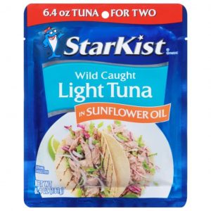 Starkist Light Tuna, in Sunflower Oil, Wild Caught 2.6 oz Pouch
