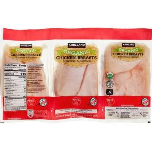 Kirkland Organic Boneless Skinless Chicken Breast 5-6 lbs