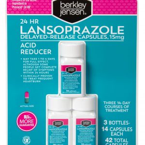 Berkley Jensen 24-Hour Lansoprazole, 3 pk.