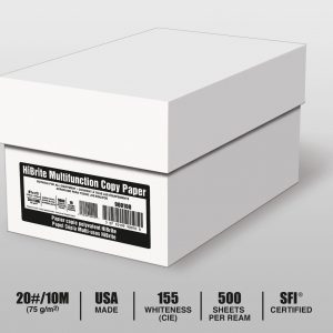 Copy/Fax/Ink Printer Paper, 95 Brightness, 20 lb., Letter, 10 Reams, 5,000 Sheets/Carton