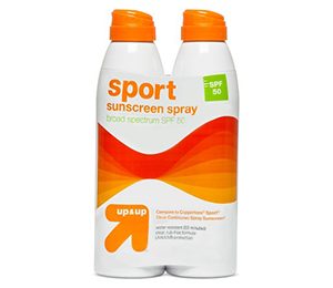 Sport Sunscreen Spray SPF 50 6 oz 2 pk - up & up