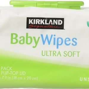 Kirkland Signature Baby Wipes, Ultra-Soft, Unscented, 100 Count