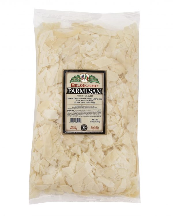 BelGioioso Freshly Shaved Parmesan Cheese 5 Lbs