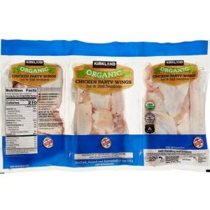 Kirkland Organic Chicken Party Wings 5 lbs