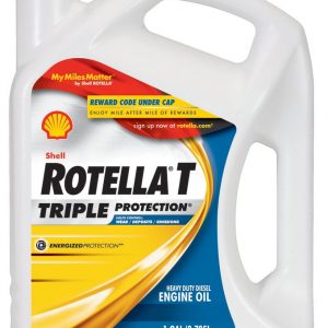 Shell Rotella T Triple Protection Action 15W-40 Heavy-Duty Diesel Engine Oil, 6 pk./1 gal.