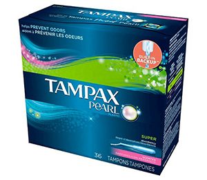 Tampax Pearl Super Scented Tampons - 36 Count