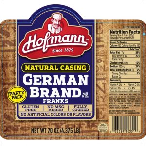 Hofmann Natural-Casing German Franks, 30 ct.
