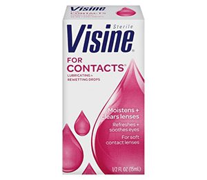 Visine for Contacts Sterile Lubricating & Rewetting Drops .5-oz.