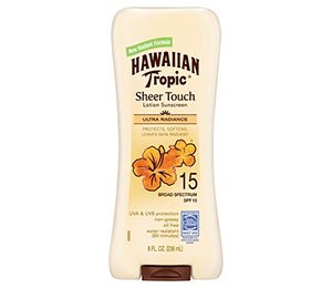 Hawaiian Tropic Sheer Touch Lotion Sunscreen SPF 15 - 8 oz