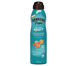 Hawaiian Tropic Island Sport Ultra Light with SPF 30+ Sunscreen Spray - 6 oz