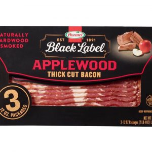 Hormel Black Label Thick Cut Applewood Bacon, 12 oz./3 pk.