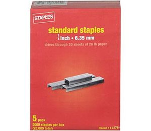 Standard Staples, 1/4