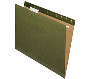 Pendaflex Reinforced Hanging File Folders, Letter, 5 Tab, 20/Box