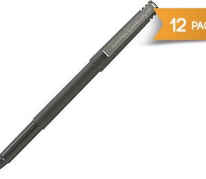 Uni-ball Roller Pens, Fine Point, Black- 12 Pack