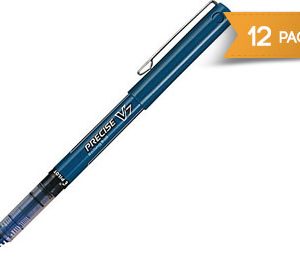Pilot Precise V7 Needle Rollerball Pen, Fine Point, Blue - 10 Pack