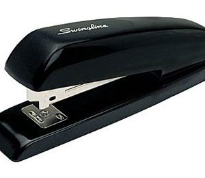 Swingline Antimicrobial Deluxe Full Strip Stapler, 20 Sheet Capacity, Black