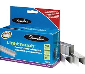 Swingline LightTouch Heavy-Duty Staples, 5/8 - 2,500 Staples