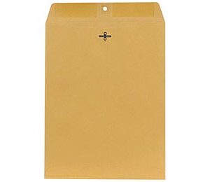 10 x 13 Brown Kraft Clasp Envelopes, 250/Box