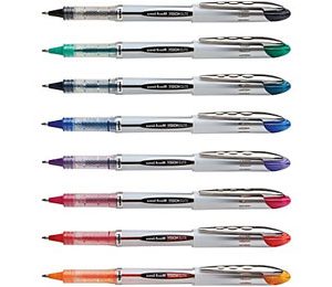 Uni-ball Vision Elite Rollerball Pens, Bold Point, Assorted - 8 Pack