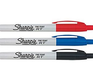 Sharpie Retractable Fine Point Permanent Markers, Assorted - 3 Pack