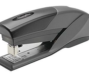 Swingline EZ Touch Reduced Effort Half Strip Stapler, 20 Sheet Capacity, Black