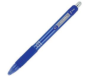 Zebra Z-Grip Gel Retractable Pens, 0.7mm, Blue, 5 Pack