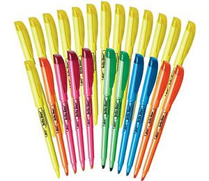 BIC Brite Liner Highlighters, Assorted Colors, Value Pack - 24 Pack
