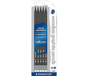 Staedtler allXWrite #2 HB Graphite Pencils - 5 Pack