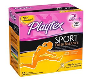 Playtex Sport Fresh Balance Regular Absorbency Tampons - 32 Count