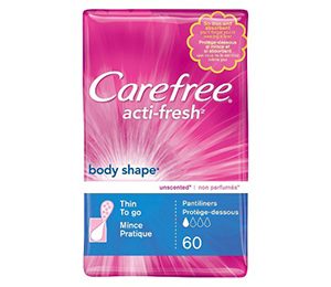 Carefree Acti Fresh Thin Pantliners - 60 Count