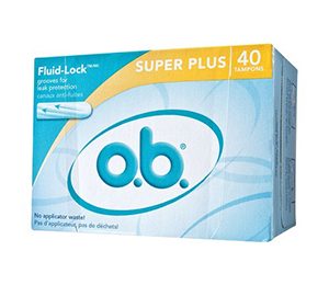 o.b. Super Plus Fluid Lock Tampons - 40 Count