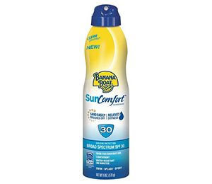 Banana Boat Sun Comfort with SPF 30 Sunscreen Spray - 6 oz