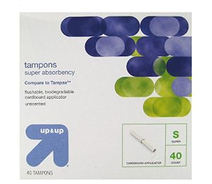 up & up Tampons - Super Absorbency - Cardboard - 40 ct