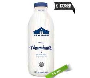 New Barn Organic Almondmilk, Vanilla, 28 Oz